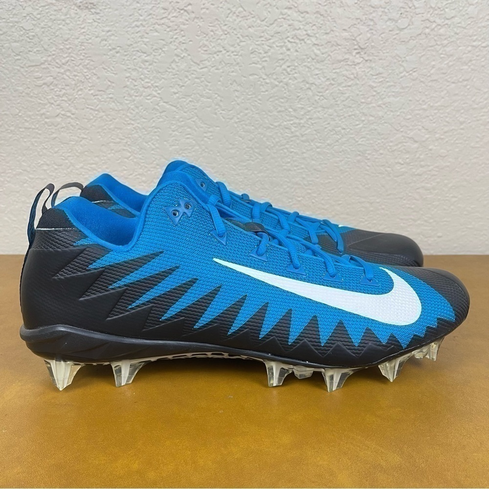 Nike Alpha Menace Pro Low TD’ Black Turquoise Football Cleat Size 14 Men